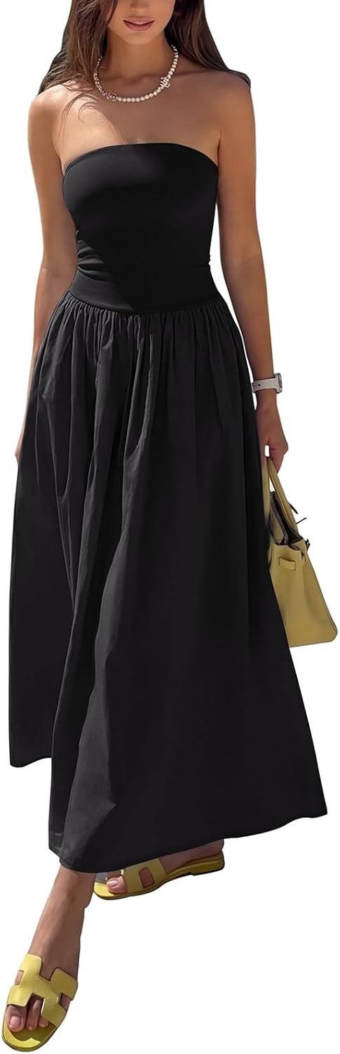 REORIA strapless maxi dress